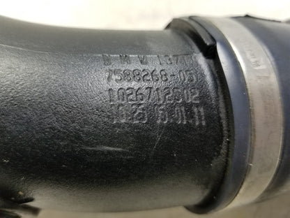 2011-2013 BMW X5 X6 E70 E71 Upper Intercooler Hose Pipe Tube 2pcs 3.0l OEM