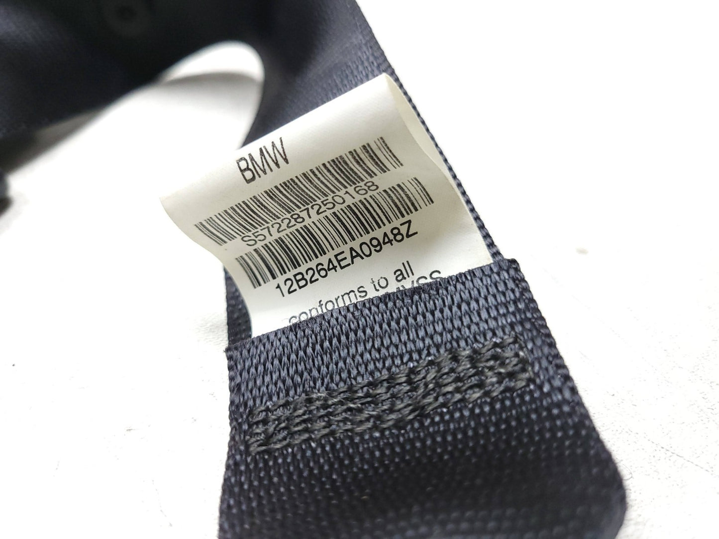 2008 - 2014 BMW X6 E71 Rear Seat Lock Trim & Set Belt Retractor OEM