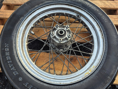 1997 Harley Sportster Xl883  Xl 883 Rear & Front Wheel W/ Tire Pair 16" 19" OEM