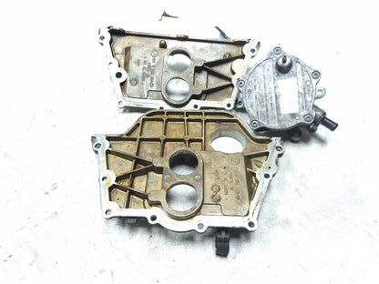 2010 BMW X5 4.8l Timing Cover & Engine Vacuum Pump 3 Pcs OEM