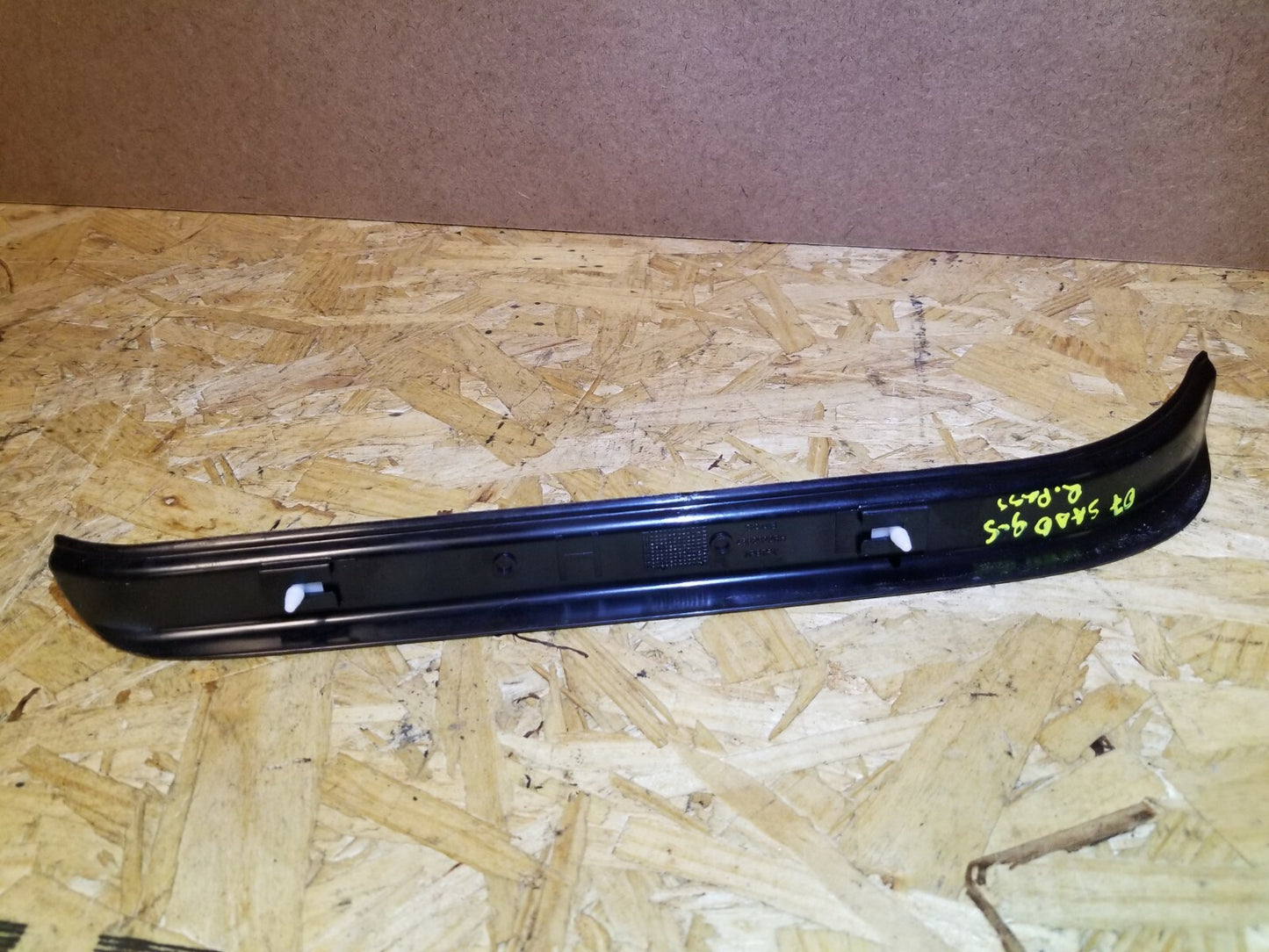 06-09 Saab 9-5 Aero Door Step Trim Sill Molding Rear Right Pass Side OEM