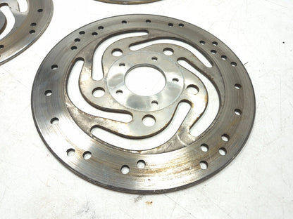 2004 Harley-davidson Touring Electra Glide Brake Disc Front & Rear 3 Pcs OEM