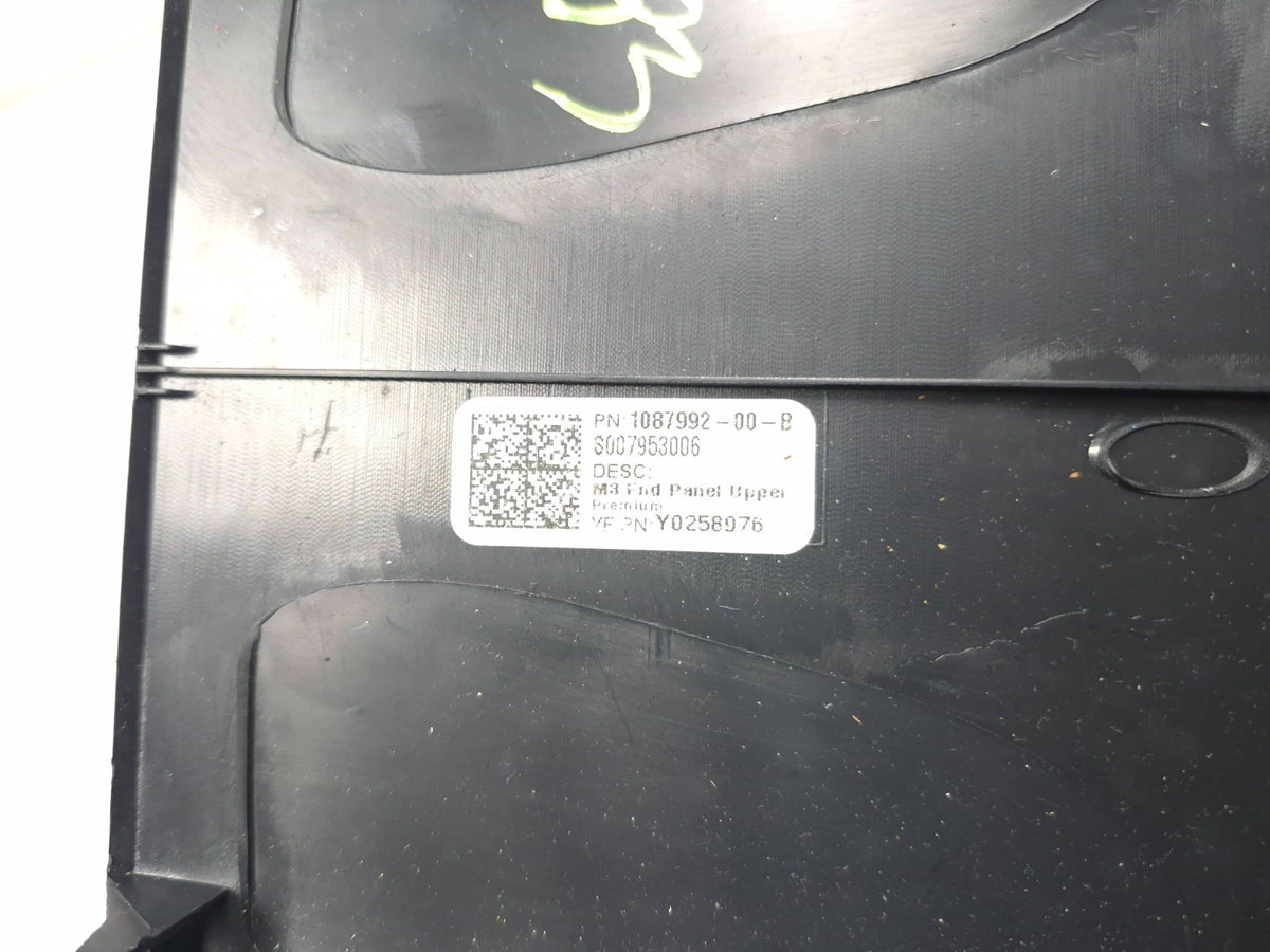 2021 Tesla Model 3 Y Center Console End Panel Cover Trim   OEM