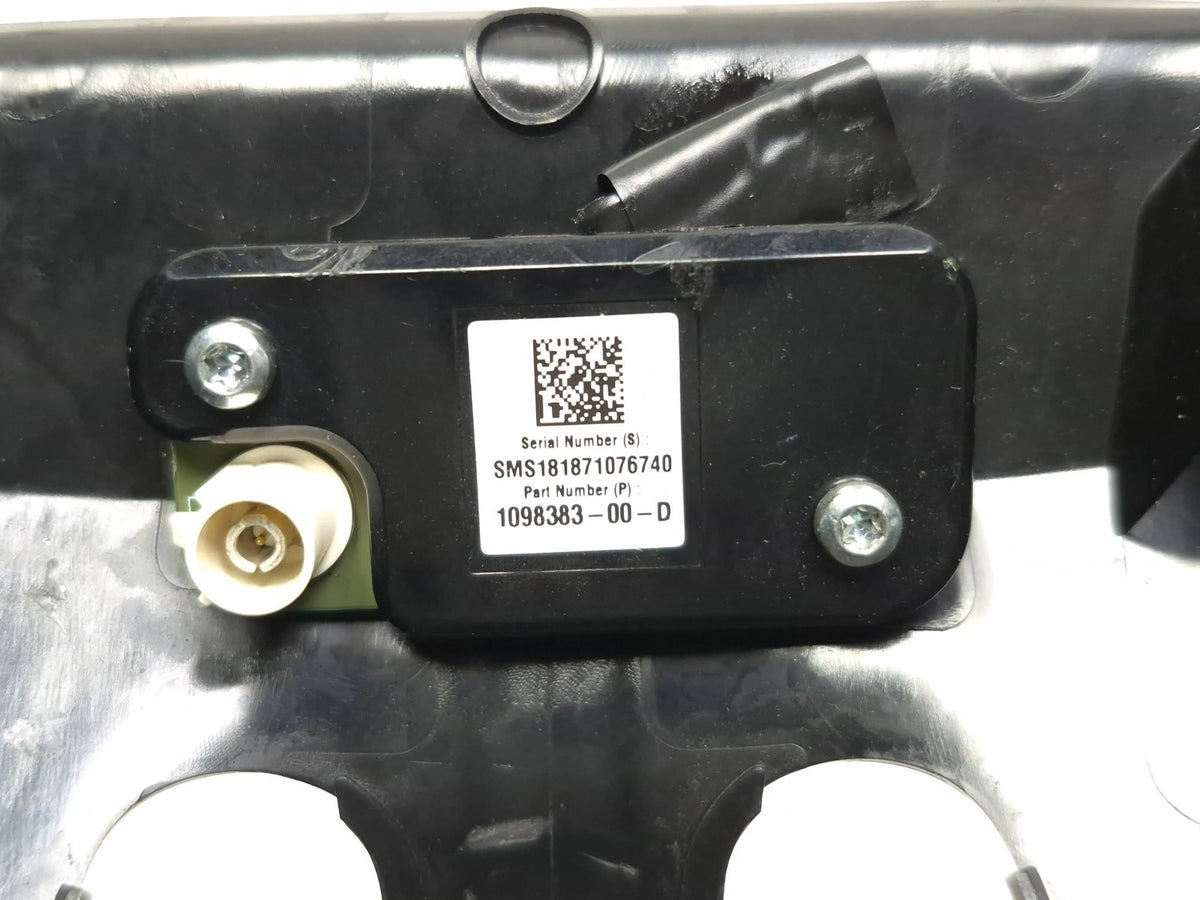 2018 Tesla Model 3 Front Interior View Camera & Cover Trim OEM