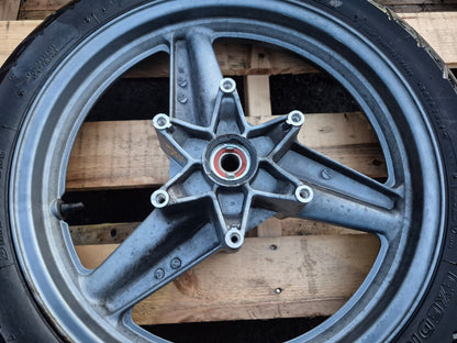 1987 Honda Cbr 1000 F Rear & Front Wheel W/ Tire Pair 17" OEM