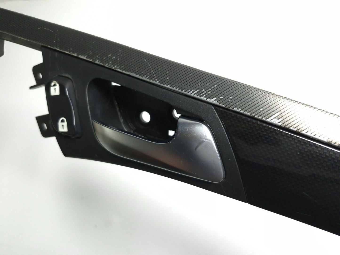 2008 Acura Tl Type-s Interior Door Handle W/ Molding Trim 3pcs OEM