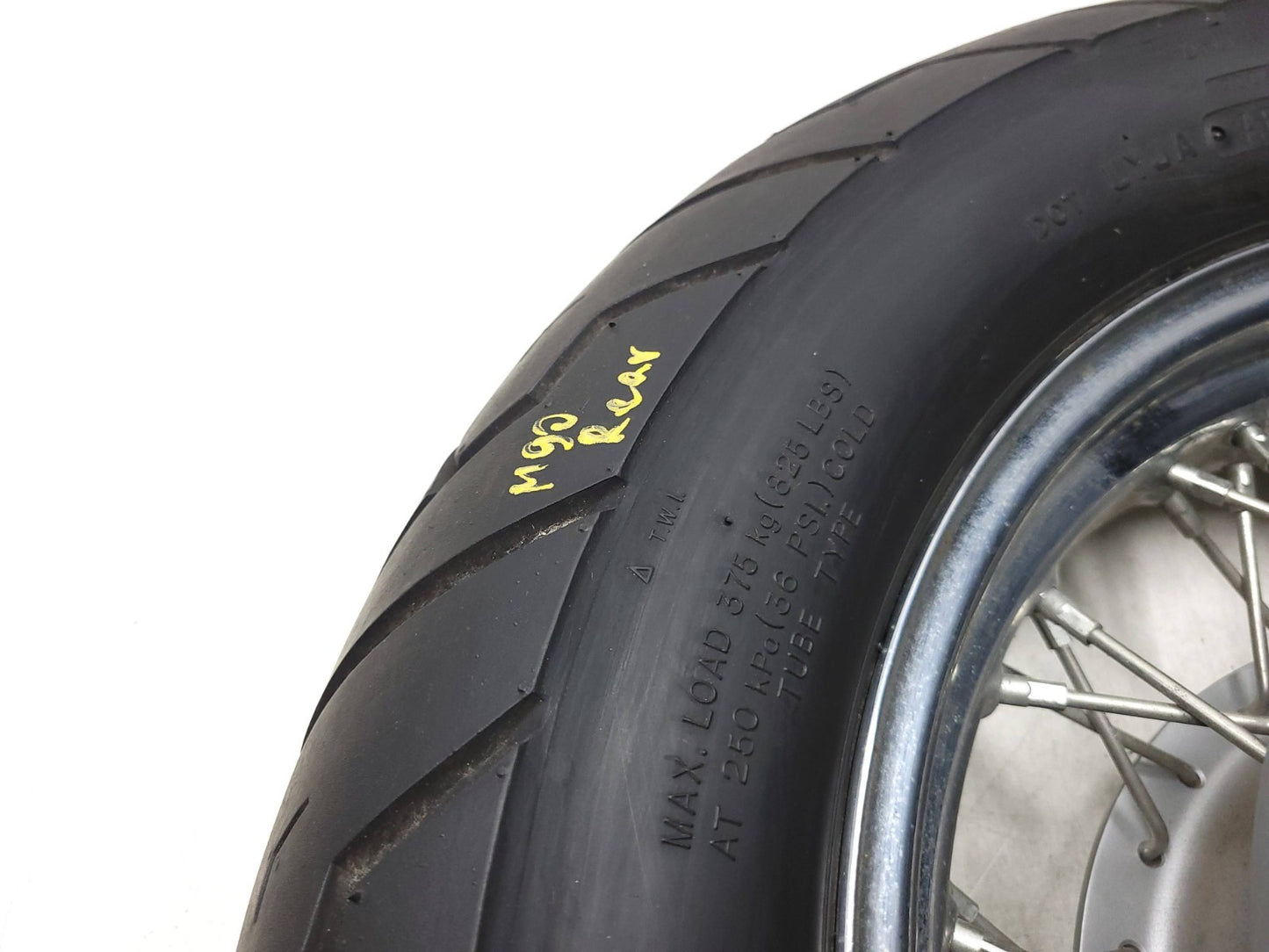 2008 Honda Shadow Vt 750ca Front & Rear Wheel Rim & Tire OEM