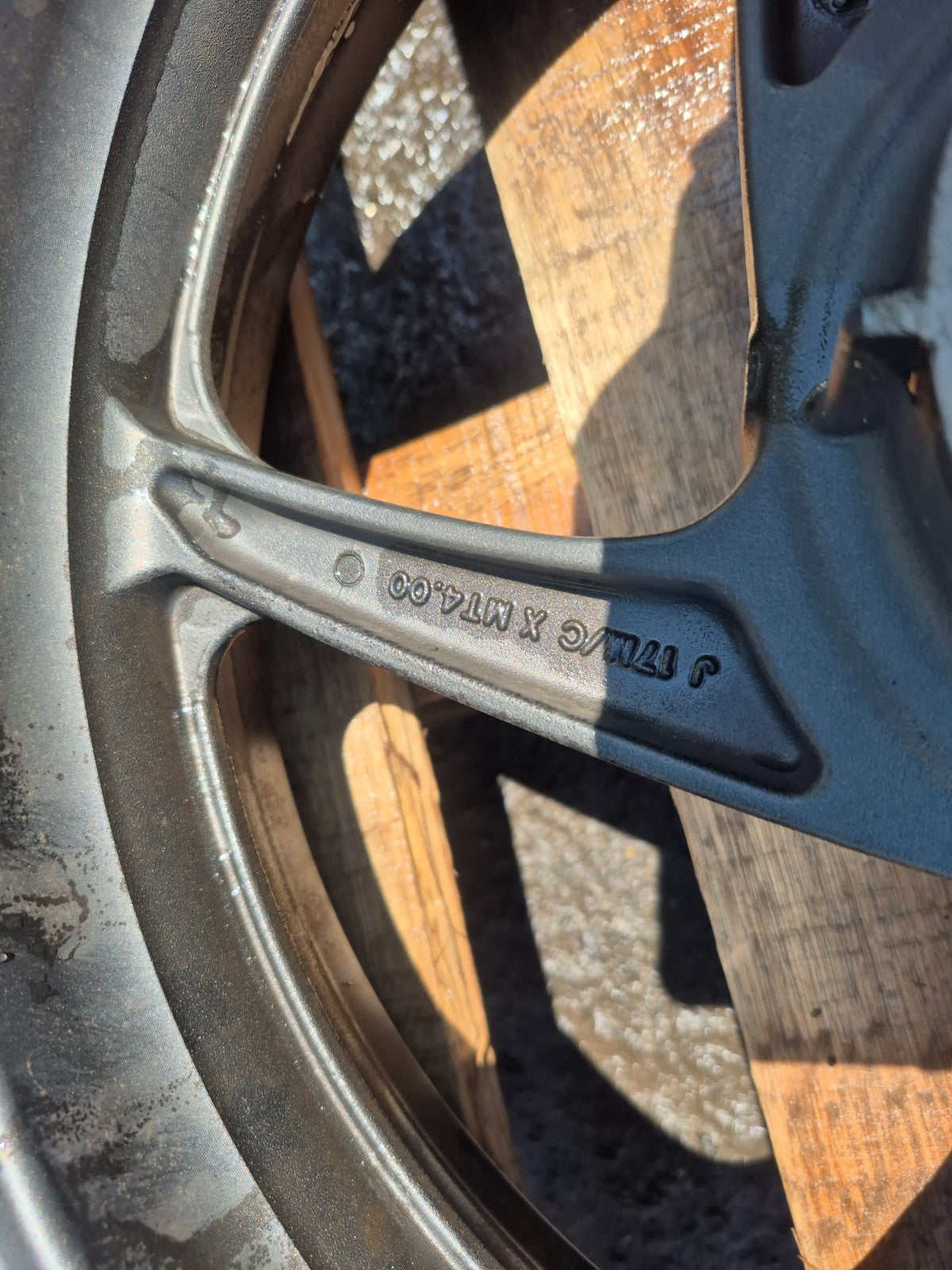 2013 Honda Cbr250 Wheel Rim W/ Tire Front & Rear *straight* OEM