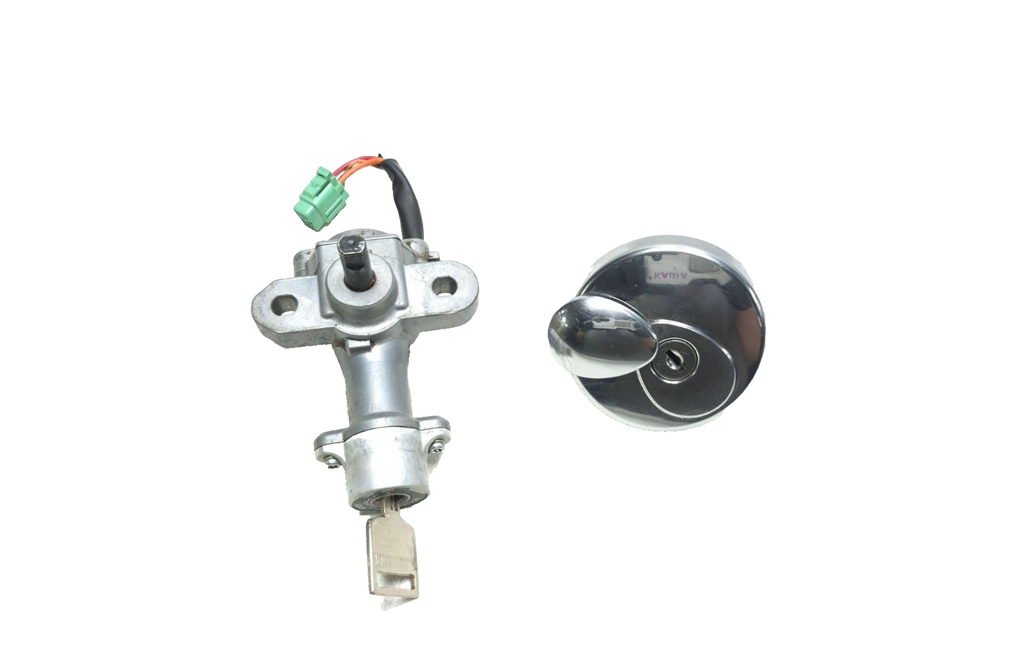 2013 Suzuki Vl800 Boulevard C50 Ignition Lock Switch & Fuel Cap Lock Set OEM