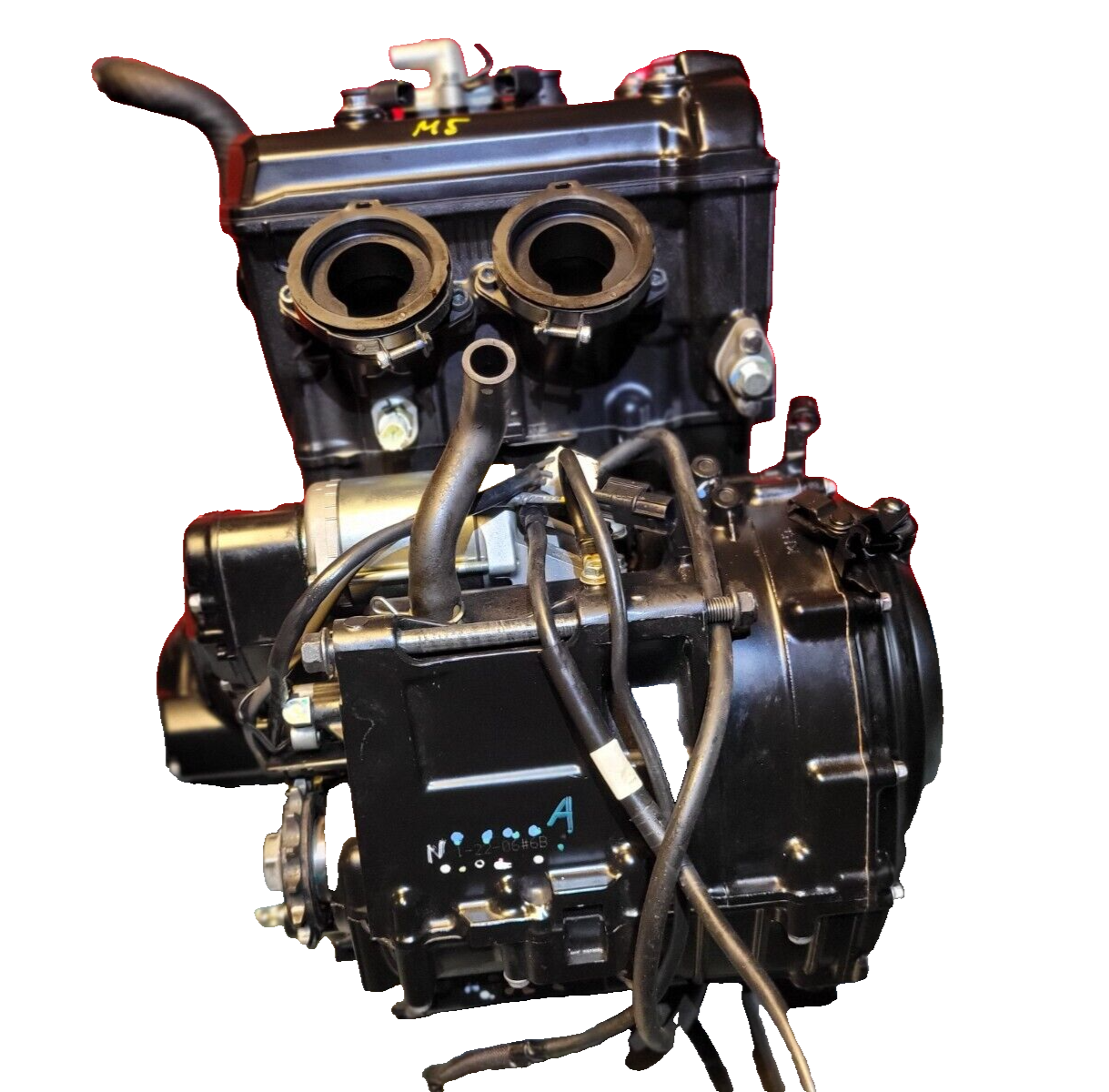 2023 Kawasaki Ex650 Engine Motor 2247 Miles * Has Some Damage* ✅