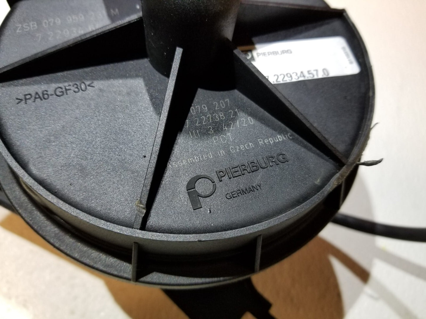 2014 Audi A6 Secondary Air Injection Pump 3.0t OEM