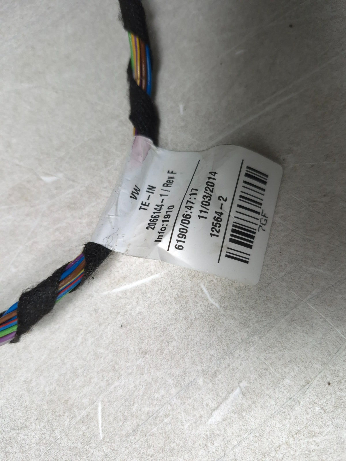 2015 Volkswagen Golf HVAC Flap Motor Door Actuator & Wiring Harness  OEM