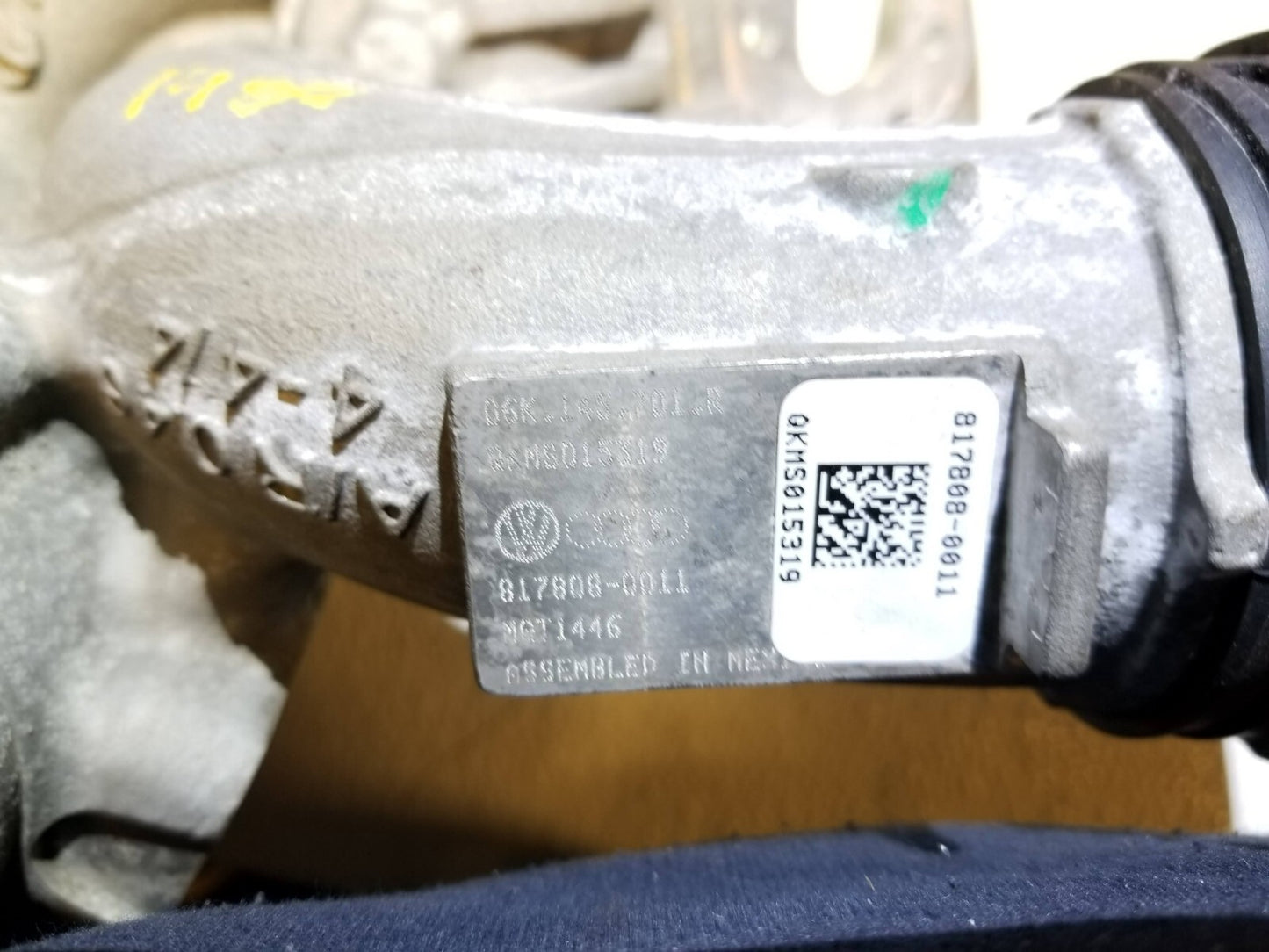 2014 Volkswagen Passat Turbo Charger Intake Housing 1.8t OEM