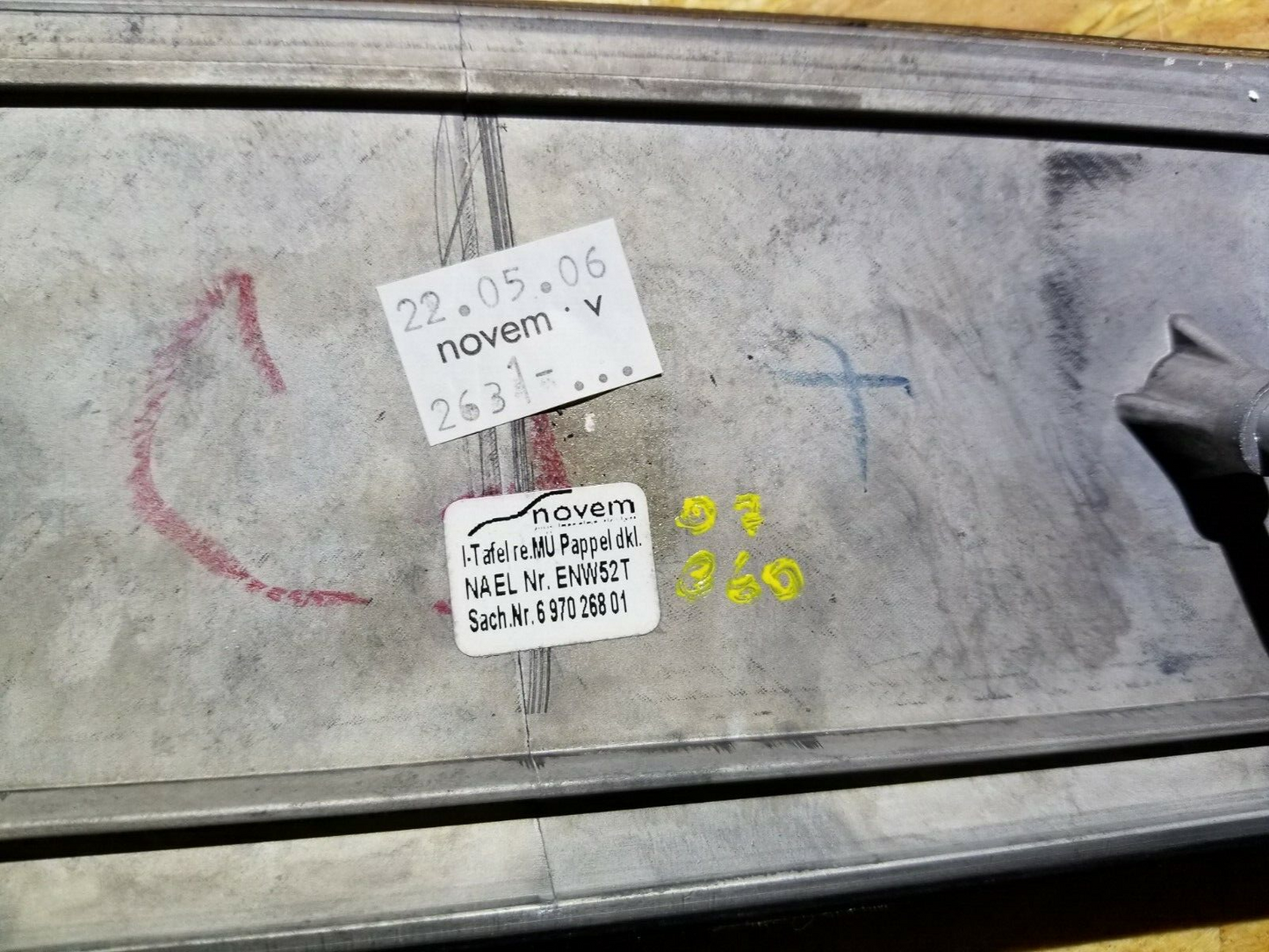 04 05 06 07 BMW 530xi E60 Dash Center Trim W/ AC Heater Air Vent OEM