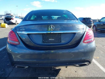 2015 - 2020 Mercedes C300 Rear Trunk Lid Strip Handle Molding Trim OEM