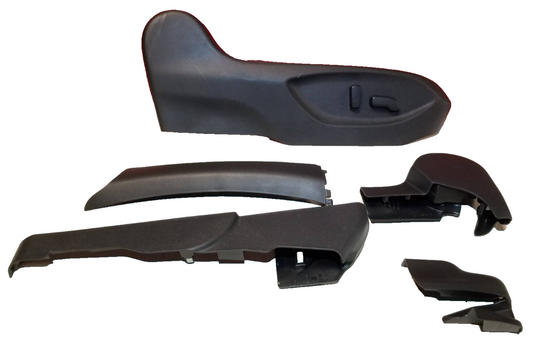 2017 Infiniti Q50 Front Passenger Seat Trim Cover Panel 5pcs OEM
