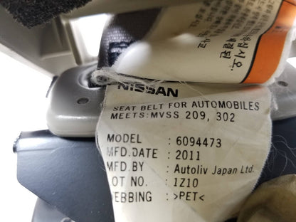 2008 - 2015 Nissan Rogue Rear Seat Belt Retractor 3pcs OEM