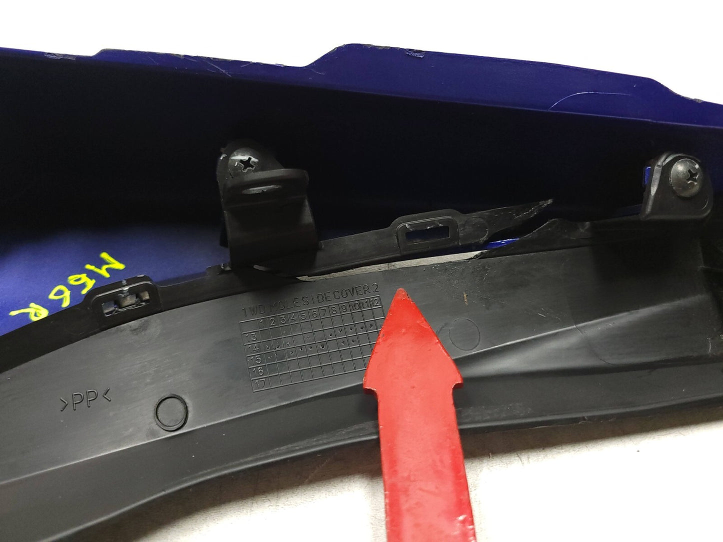 15 - 18 Yamaha Yzf-r3 Right Side Fairing Cover Panel 6pcs  OEM