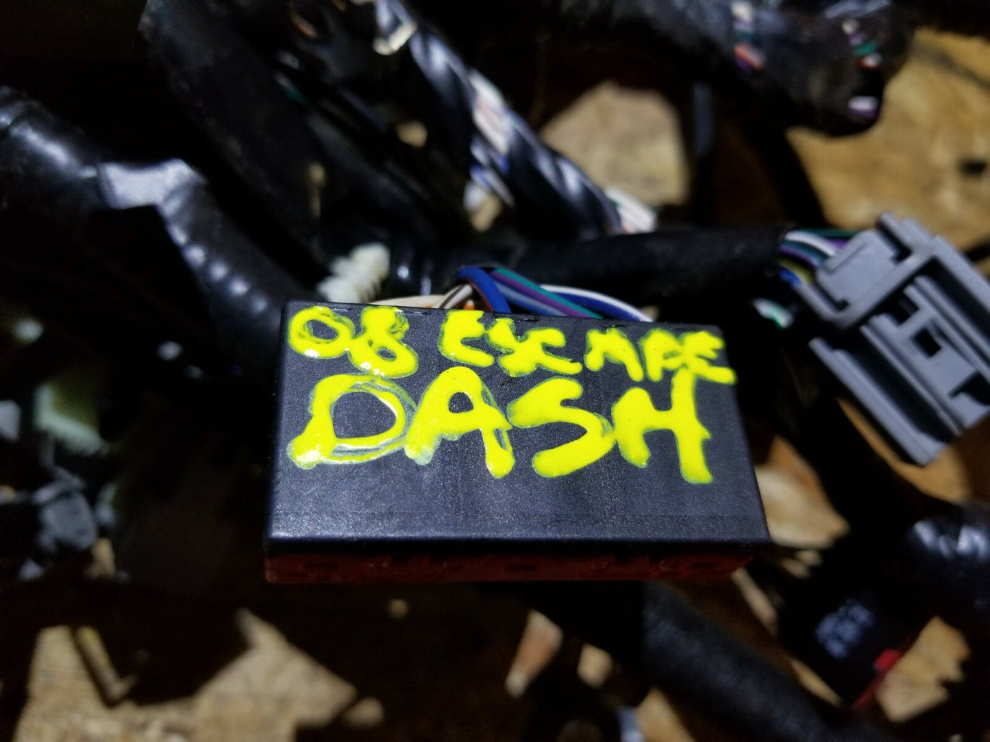 2008-2012 Ford Escape Dashboard Wire Wiring Harness  OEM