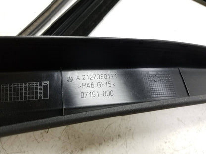 10-16 Mercedes E350 E500 Door Window Frame Trim & Seals Rear Driver Side Lh OEM