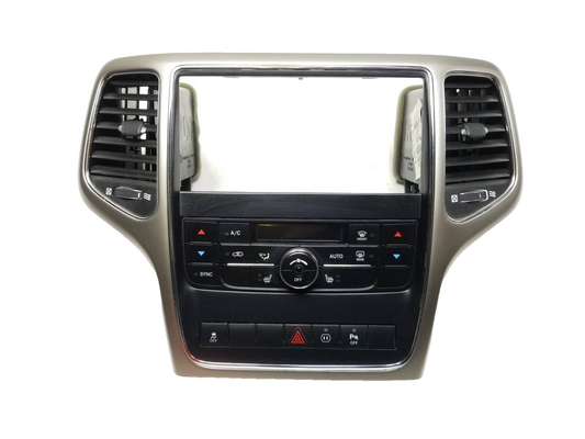 2012 Jeep Grand Cherokee AC Heater Control Panel W/ Air Vent Grille OEM