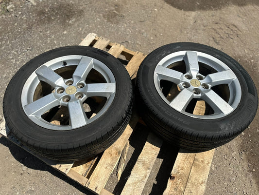 2009 Mitsubishi Outlander Wheel W/ Tire Continental 225/55r18 2pcs OEM