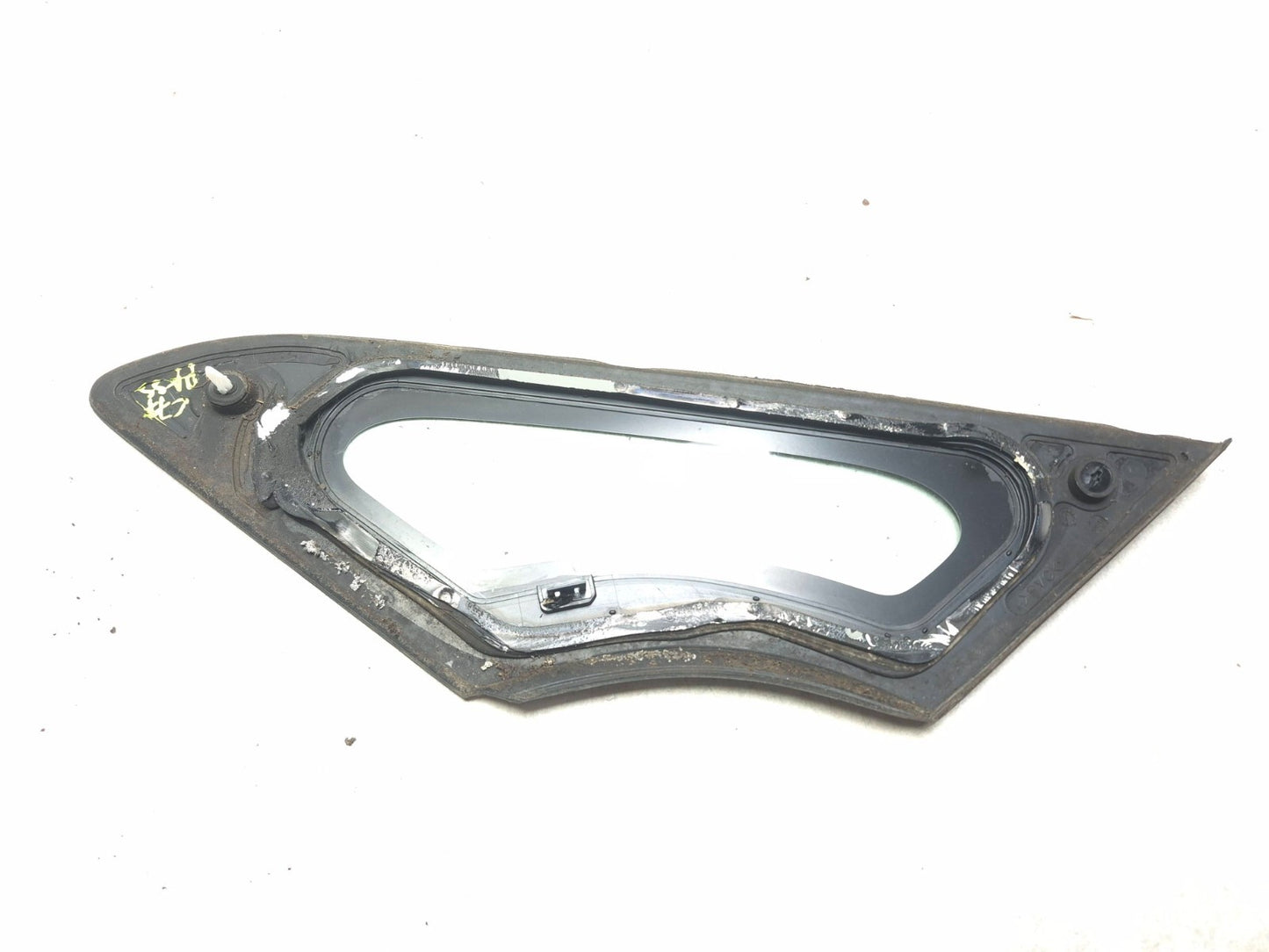 2012 Nissan Leaf Front Quarter Opera Vent Window Glass Right Passenger Side OEM