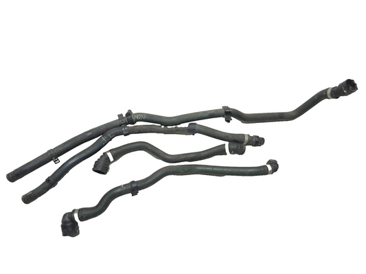 2013 BMW 328i F30 Engine Coolant Hose Pipe Line 4pcs OEM
