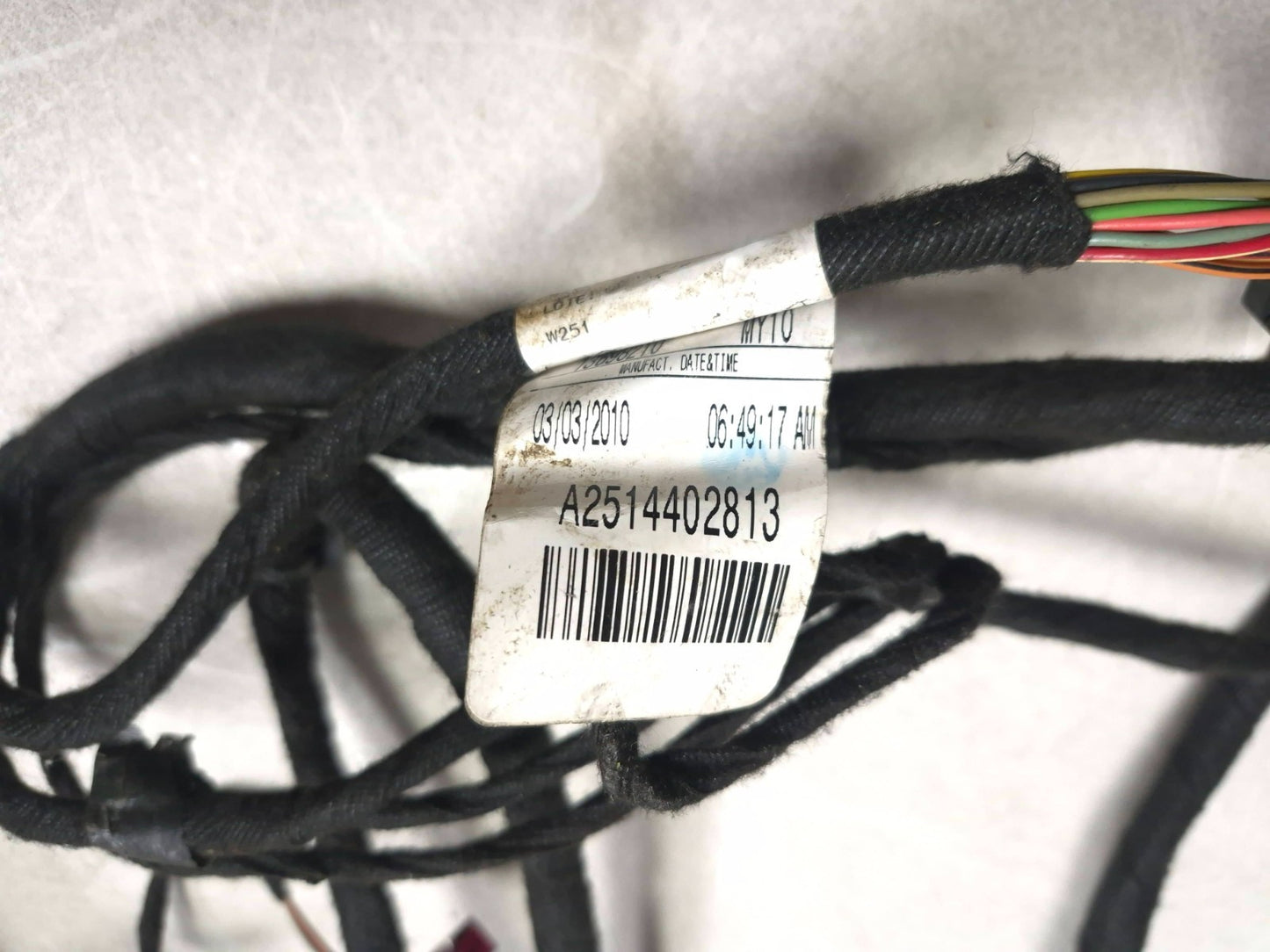 2010 Mercedes-benz R350 Trunk Lid Wiring Harness OEM