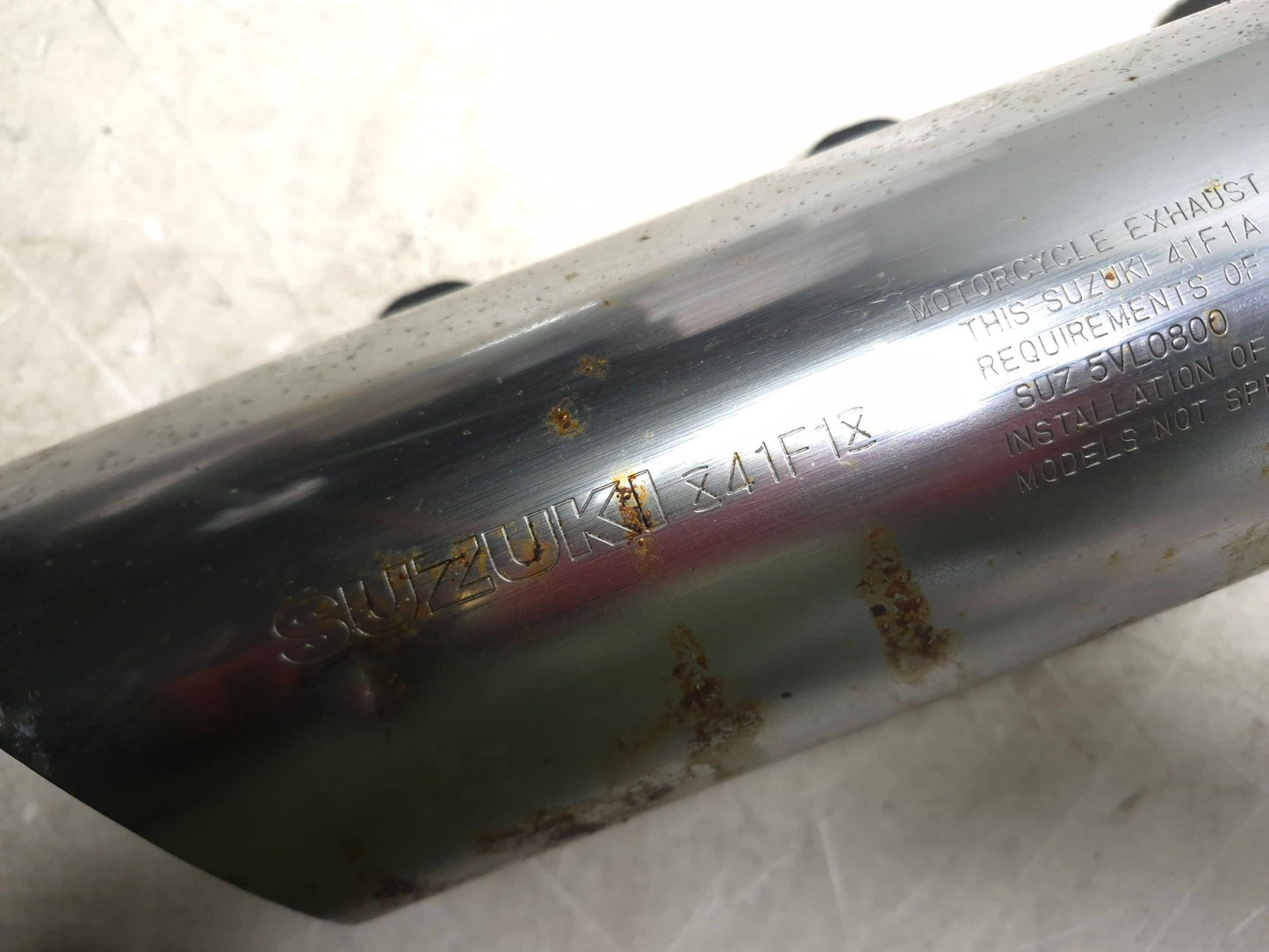 2005 Suzuki Boulevard С50 Rear & Front Muffler Exhaust Pair OEM