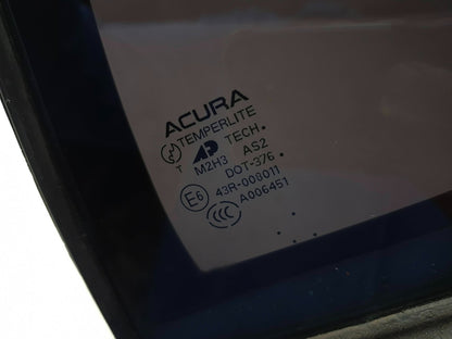 2008 Acura Tl Rear Door Vent Quarter Window Glass Passenger Side Right OEM