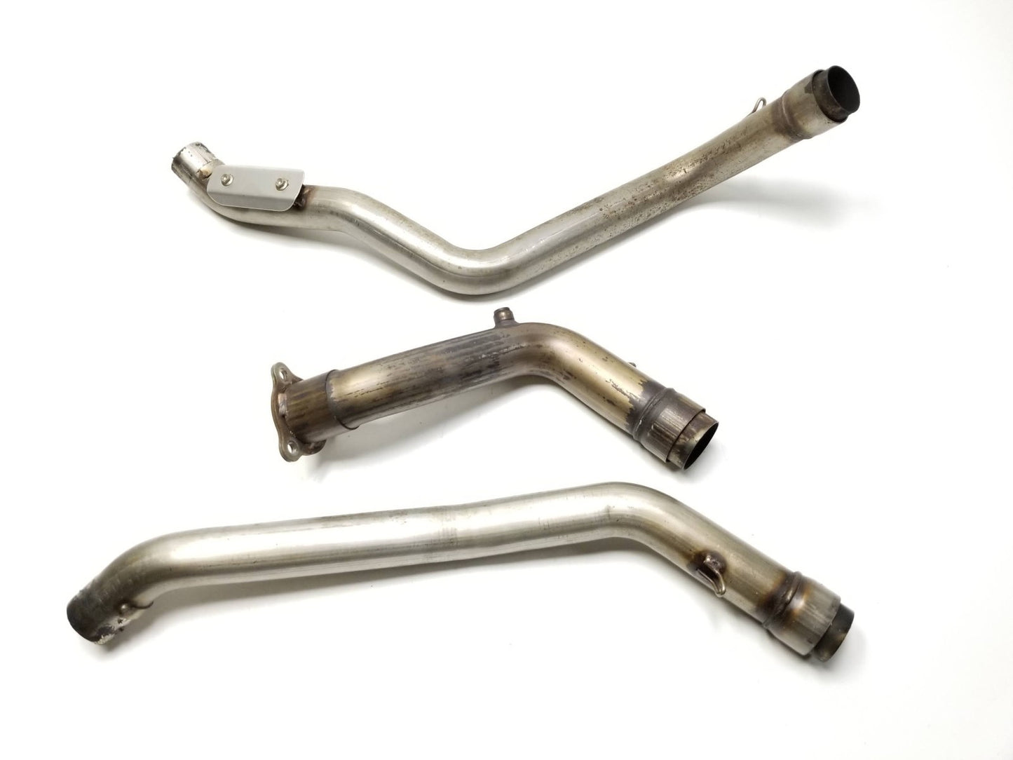 2002 Aprilia Rst 1000 Futura Middle Exhaust Pipe 3 Pcs OEM