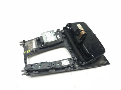 2011 BMW 750li Center Console Trim Idrive Controller Gear Shifter Panel Wood OEM