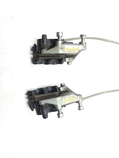 02-06 Ducati Monster M600 620 Front Brake Caliper & Btacket Pair OEM