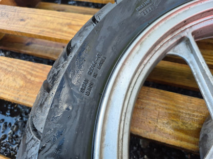 2007 Kawasaki Ninja 250 Ex250 Wheel Rim W/tire Front & Rear Pair OEM
