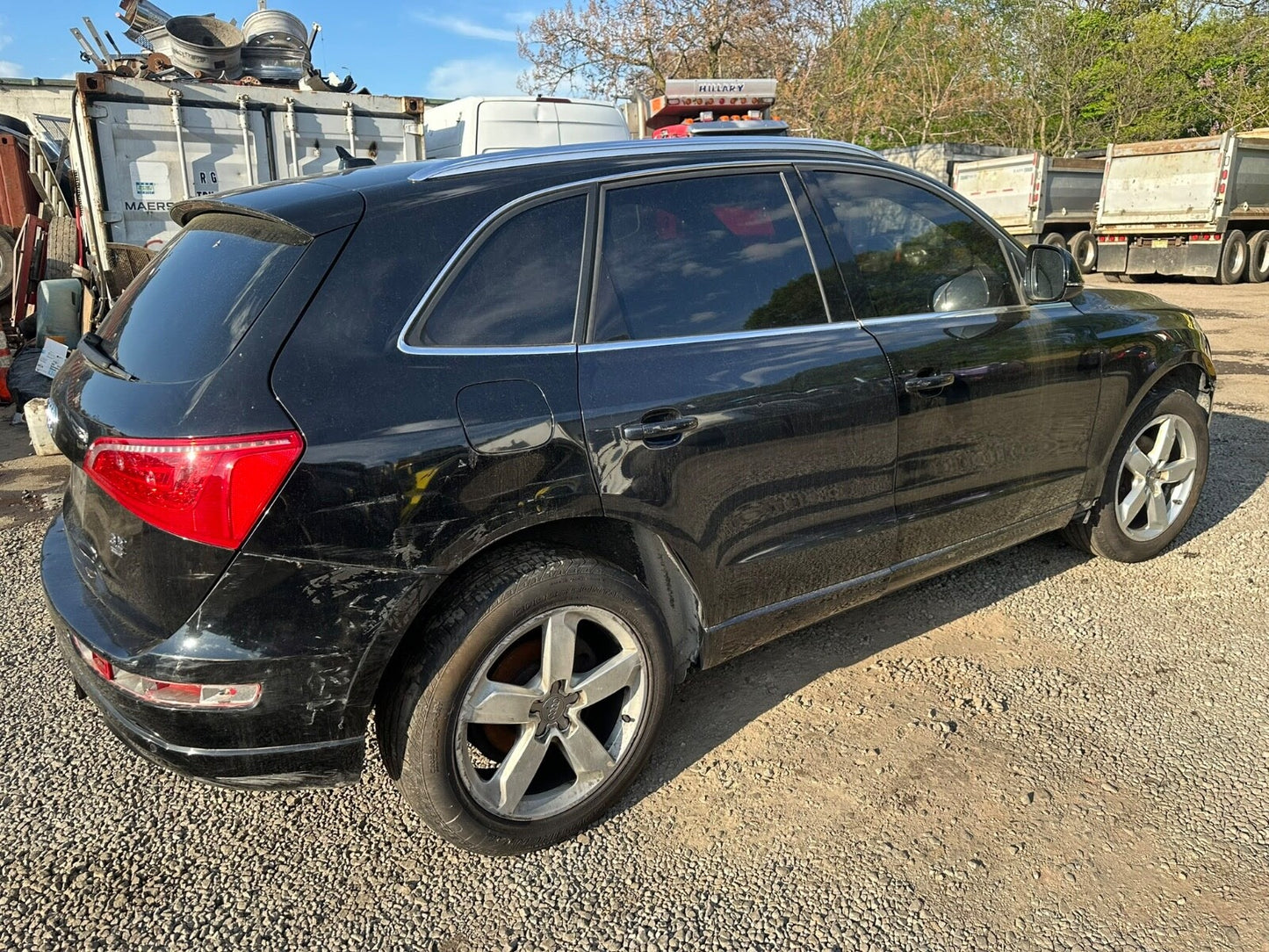 2010 Audi Q5 C Pillar Trim Rear Passenger Side Right OEM