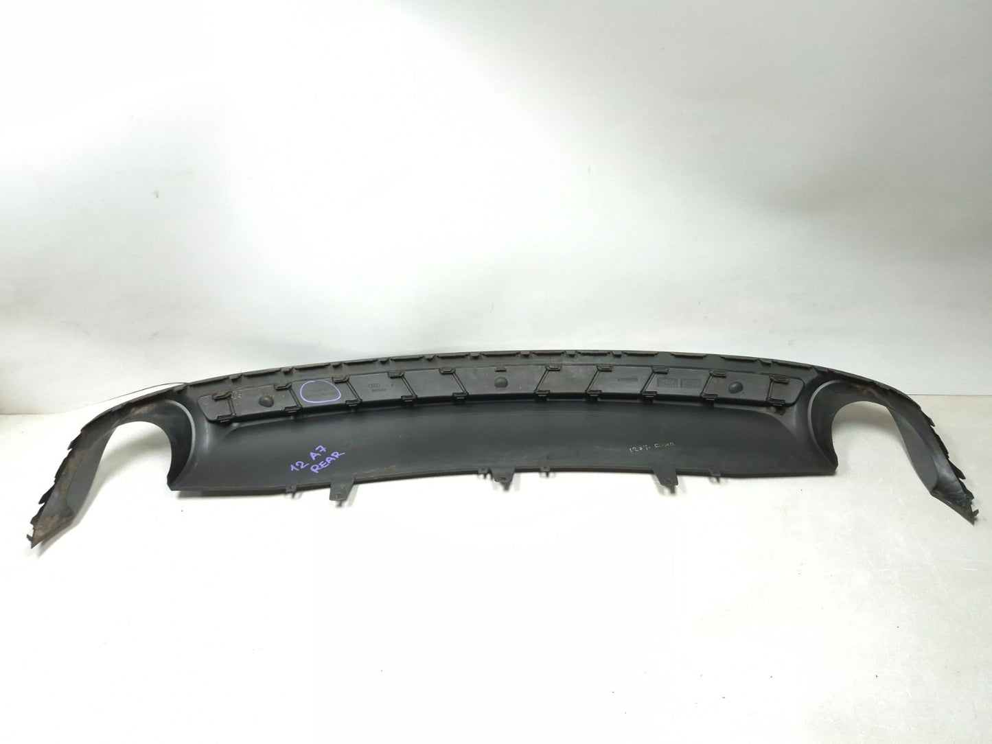 2012 Audi A7 Prestige Rear Bumper Lower Valance Panel OEM