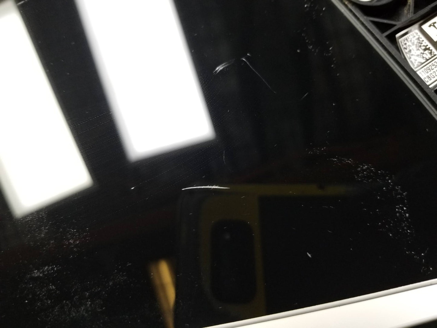 2021 Tesla Model 3 B Pillar Molding Trim Camera Left & Right Pair OEM