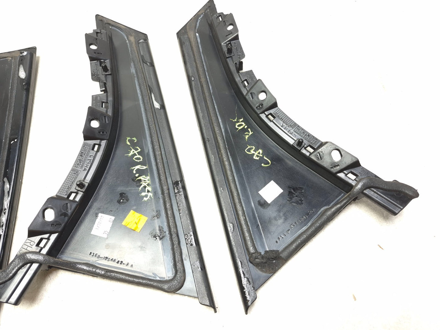 2017 Ford Focus Hatchback Door Pillar Applique Molding Front & Rear 6pcs OEM