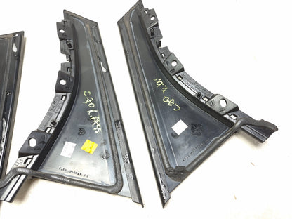 2017 Ford Focus Hatchback Door Pillar Applique Molding Front & Rear 6pcs OEM