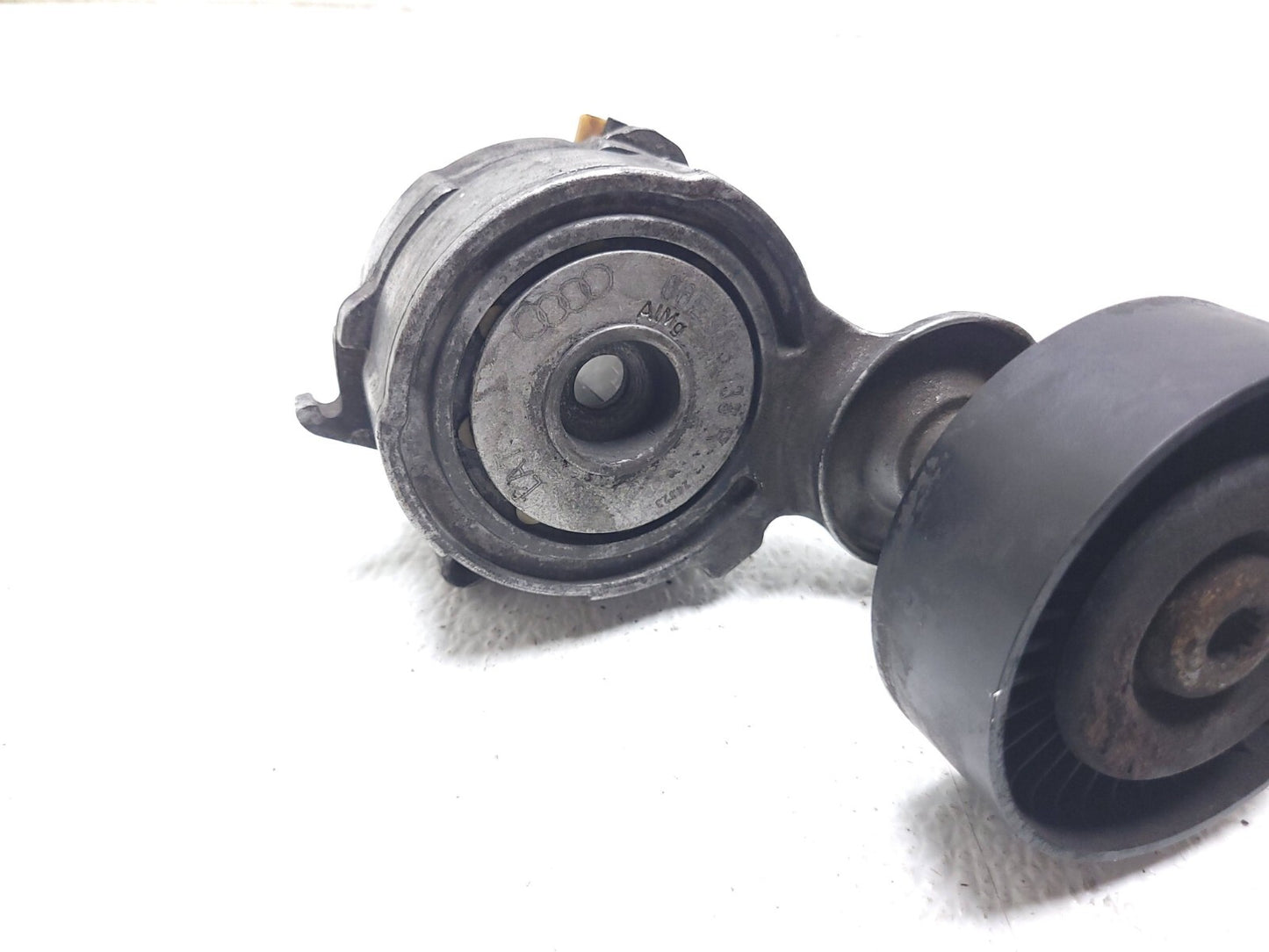 2013 Audi S4 3.0l Drive Belt Pulley Tensioner & Mount Bracket Set OEM