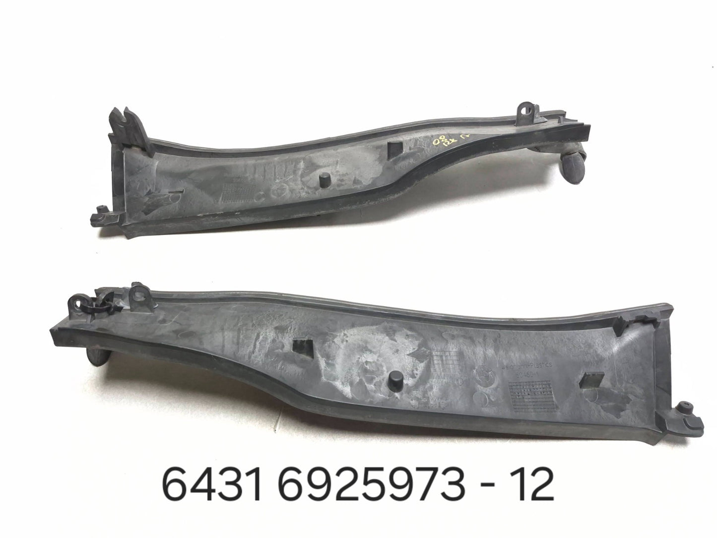 2008 BMW 128i Heater Cowl Panel Left & Right Pair OEM