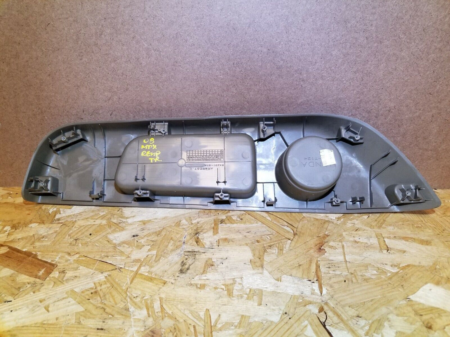 2007 2008 2009 Acura Mdx Rear Left Quarter Panel Armrest W/ Cup Holder OEM