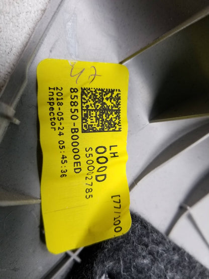 17 18 Kia Forte Rear Upper Quarter Trim Left & Right  OEM