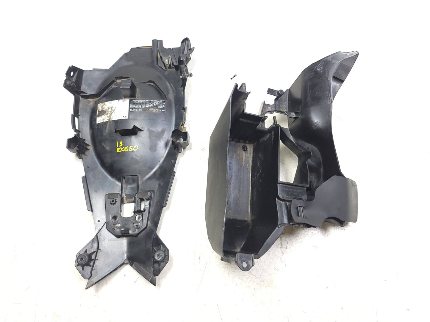 2012 - 2016 Kawasaki Ex650 Ninja 650 Rear Undertail Battery Tray Plastic 2pcs