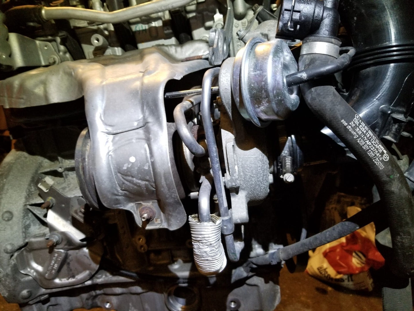 2015 Mercedes C300 Engine C-class 4matic AWD W/turbo M274 W205 Oem. **damage**