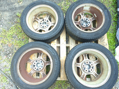 2012 Nissan Leaf Wheel Rim W/ Tire 205/55 R16x6.5j 7.3/32 4 Pcs OEM