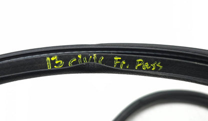 2013 Honda Civic Door Weatherstrip Front Passenger Side Right OEM