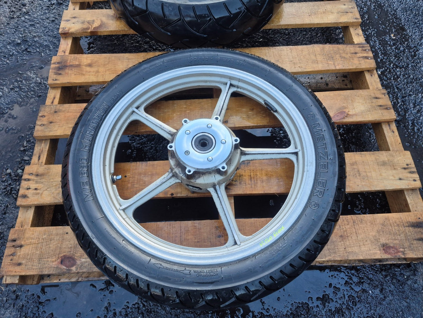 1994 Yamaha Virago Xv1100 Rear & Front Wheel W/ Tire Pair R 15 R 19 OEM