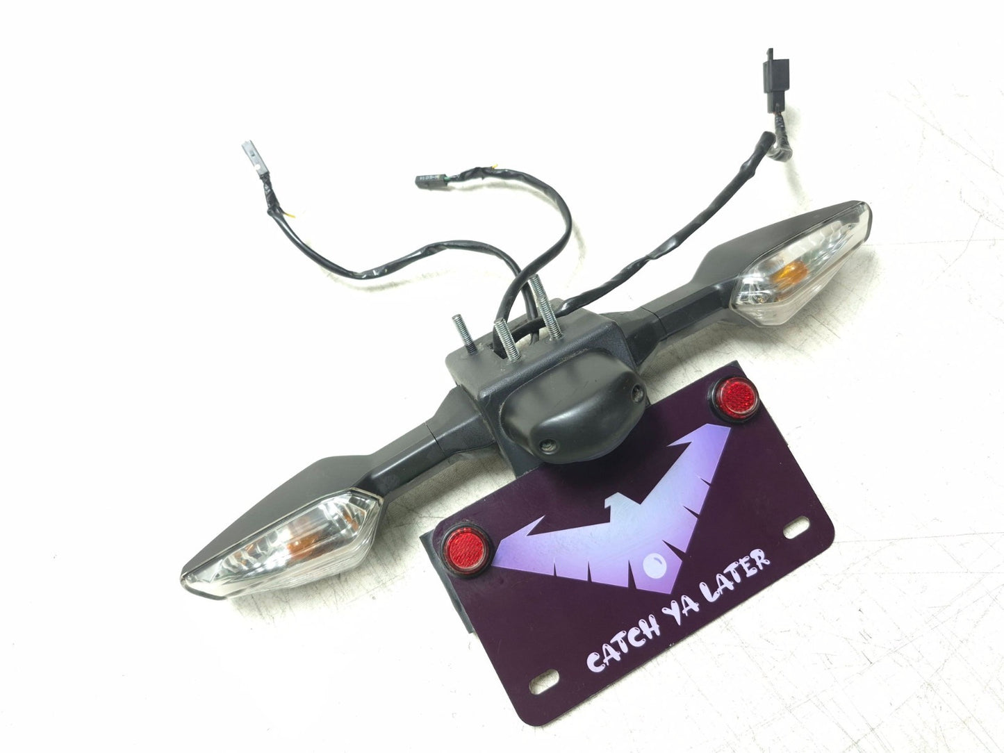 2019 Kawasaki Z400 Er400d Rear Turn Signal W/ License Plate Assy OEM